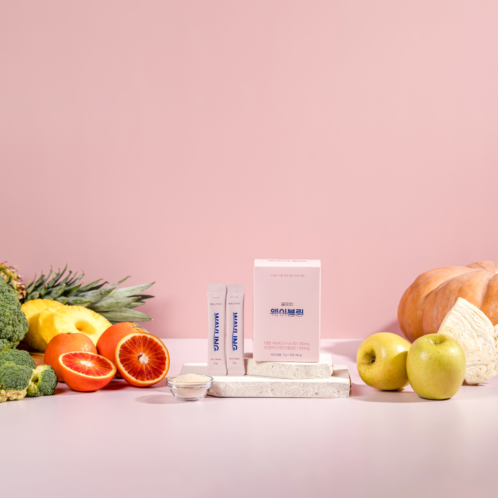 셀프틴 웨이블링 브로멜라인 임산부 물 붓기 필요없는 출산후 이너뷰티 선물 3g x 30포