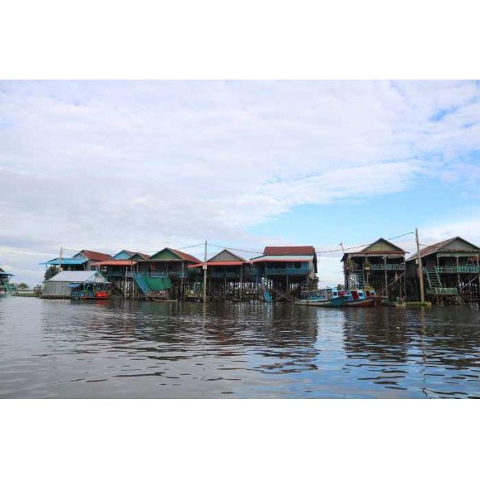 캄보디아 시엠립 톤레삽 호수(TONLE SAP LAKE) 어촌 마을 및 침수된 숲 - 상세 이미지 3