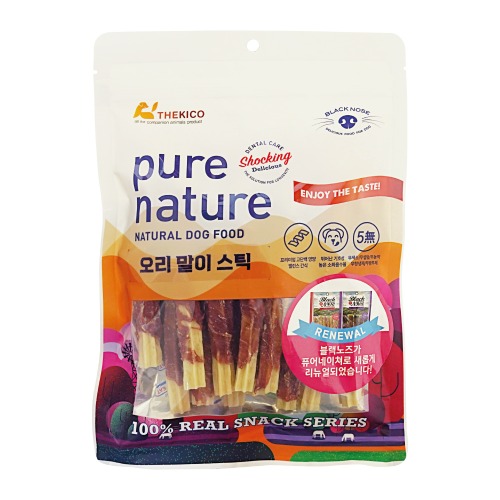 퓨어네이쳐 오리 말이 스틱 강아지 개껌 175g - 상품 이미지