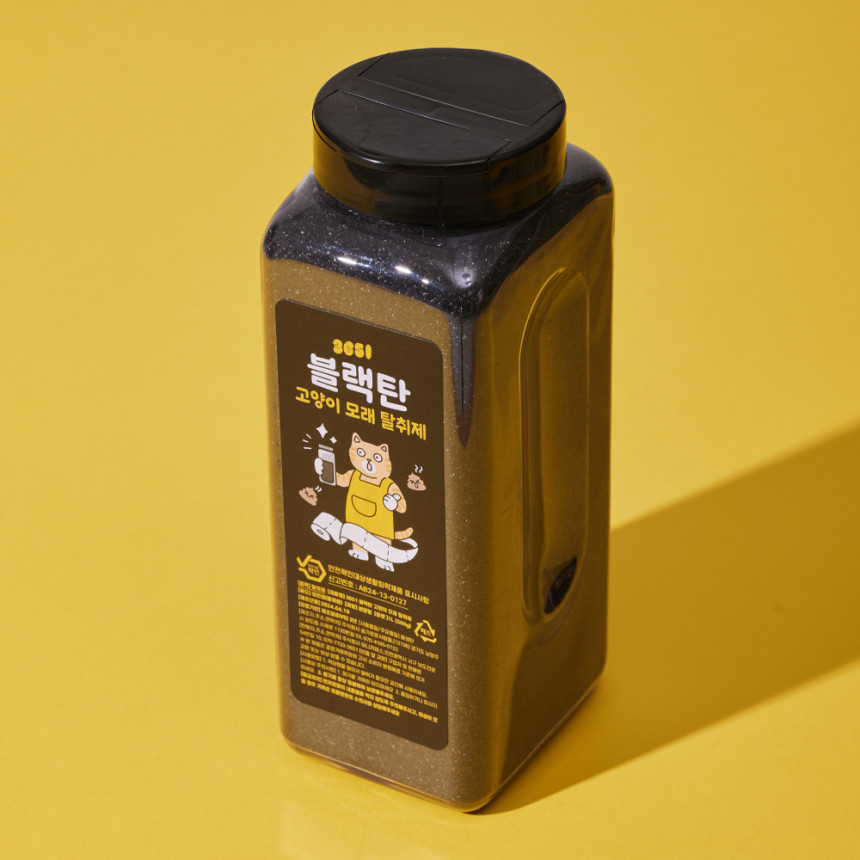 3651 블랙탄 천연 고양이모래 탈취제 화장실 냄새제거 3000ml, 1개 사진 4