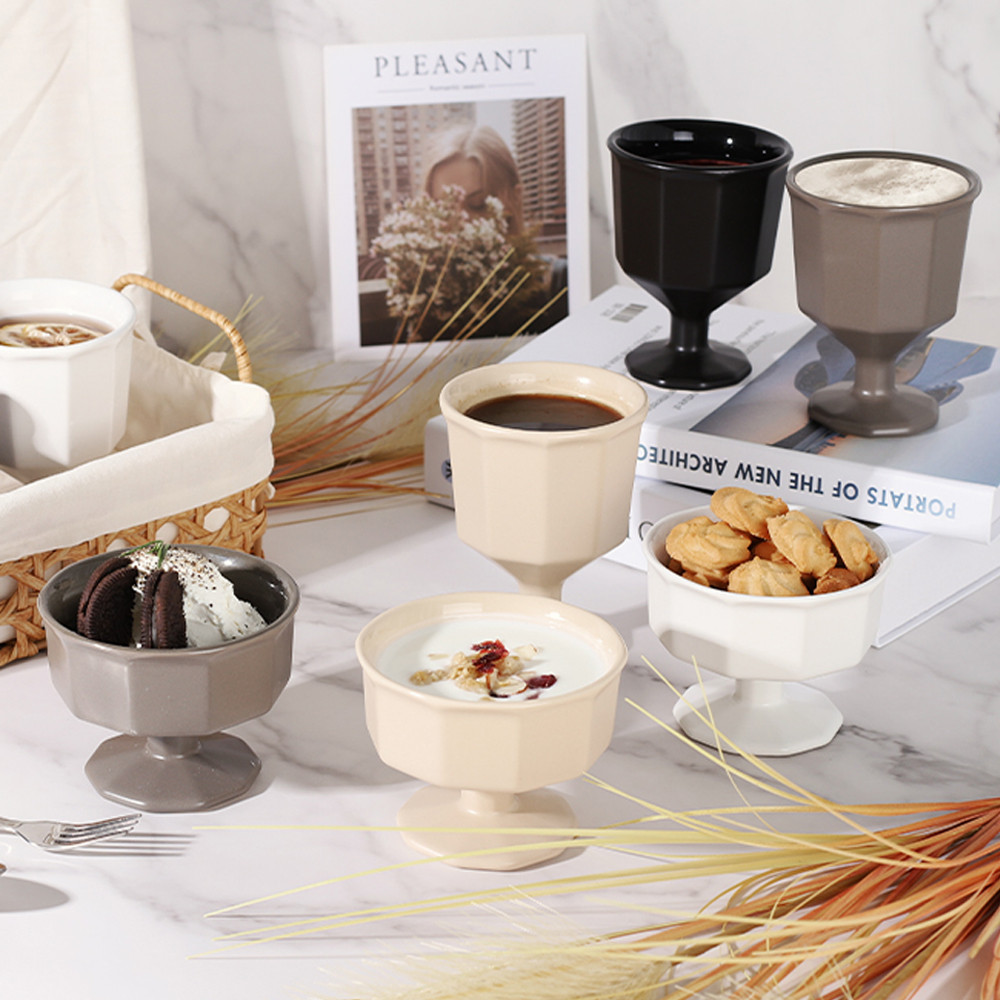 오드 도자기 세라믹 고블렛잔 와인잔 230ml - 상세 이미지 2