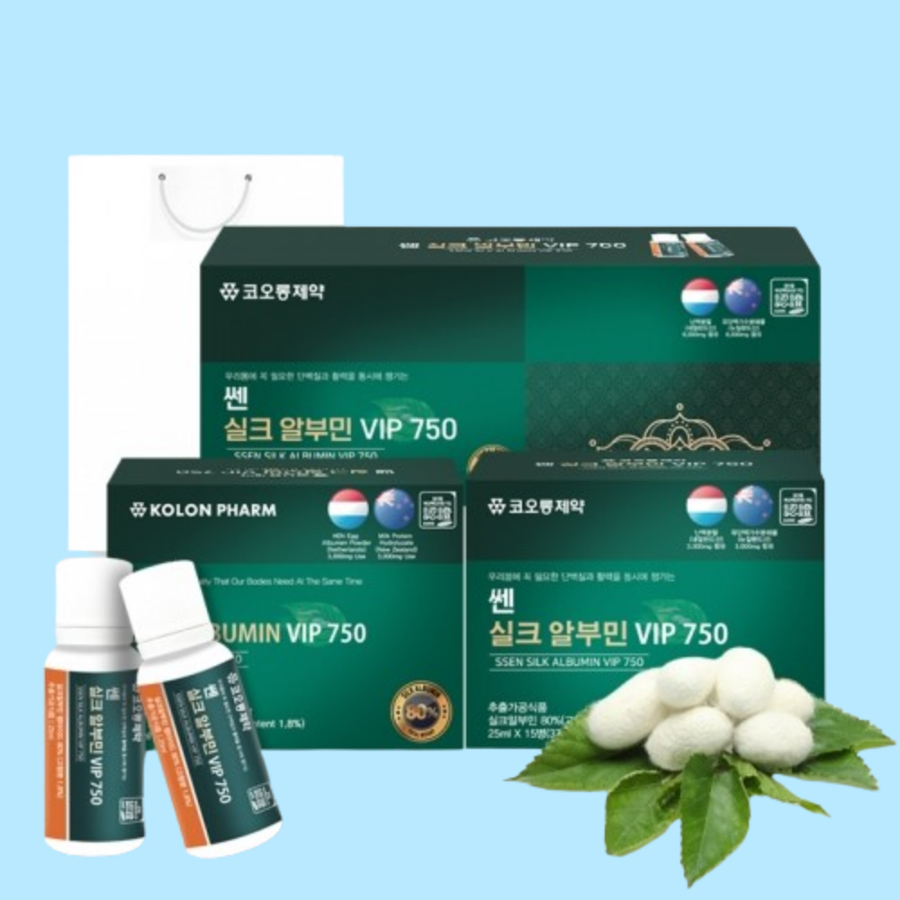 실크 알부민 마시는알부민 선물용 쇼핑백 - 메인 이미지
