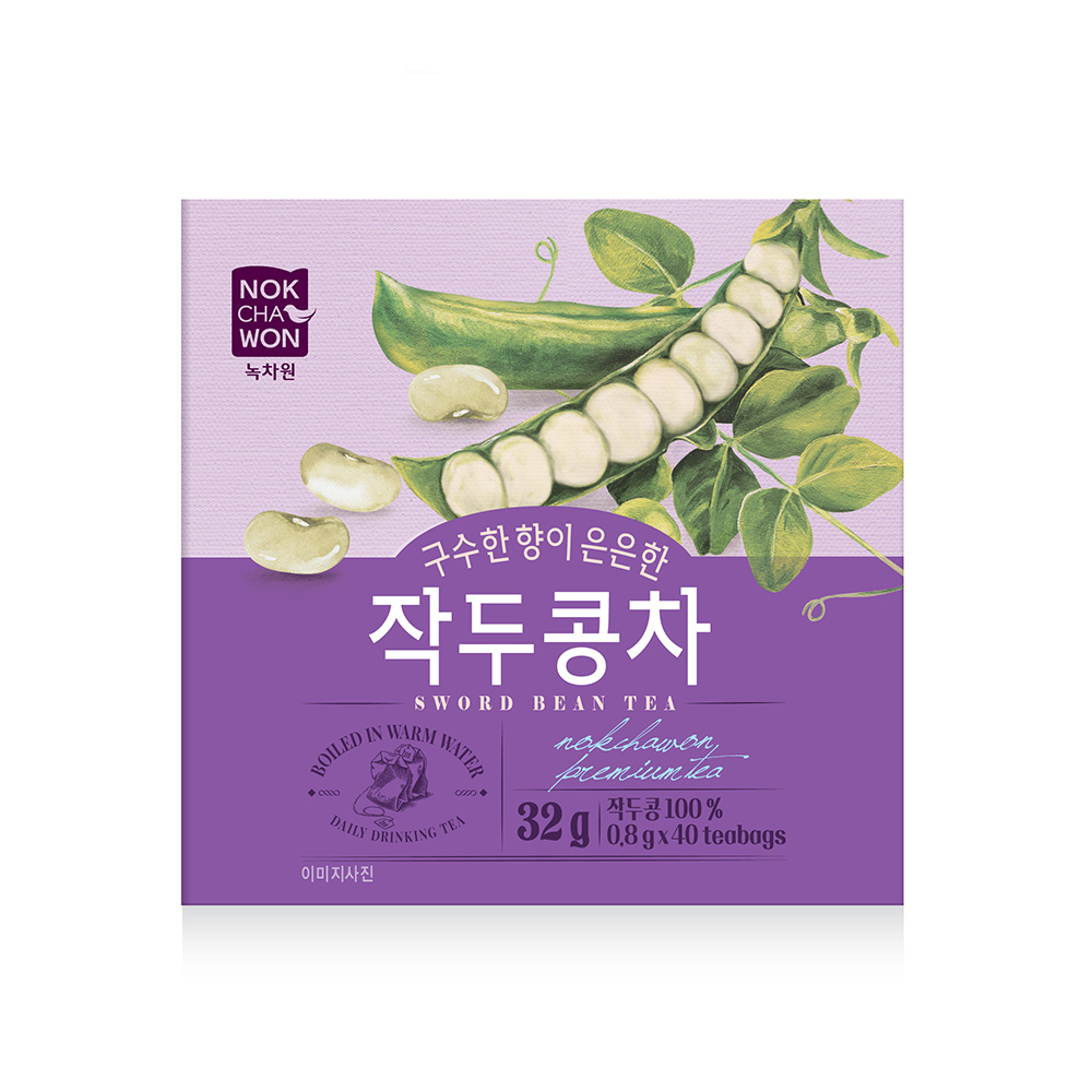 [녹차원] 작두콩차 40티백 (4면) - 상품 이미지