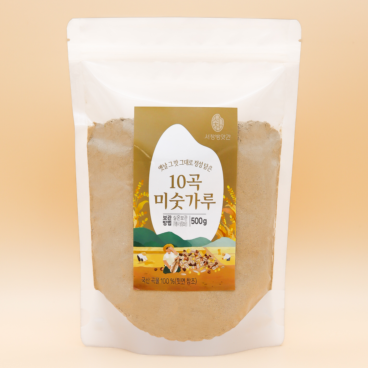 서창방앗간 국산 100% 10곡 옛날미숫가루 식사대용 선식 500g