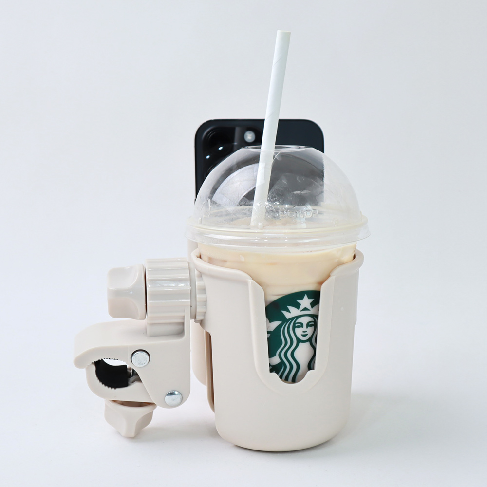 핫버튼 유모차 홀더 핸드폰 컵홀더 2구