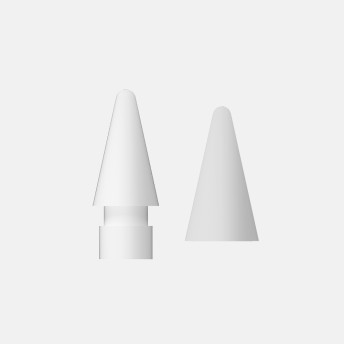 애플펜슬 펜촉 1/2세대 6개입 1SET HB+2B+고성능 실리콘 보호 팁 이미지 2