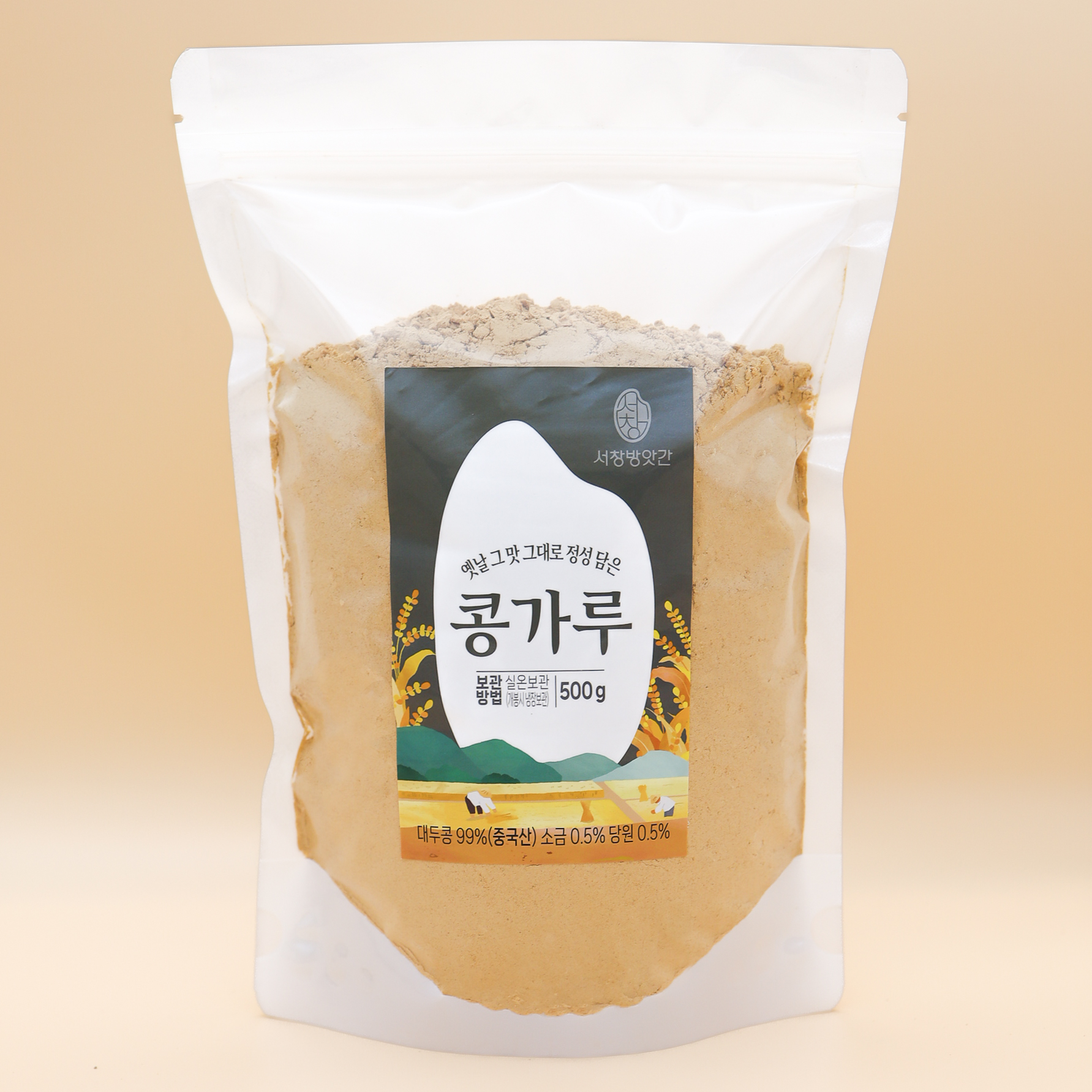서창방앗간 콩가루 볶은콩고물 인절미 콩국물 콩국수용 500g - 상품 이미지