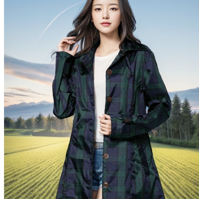 여성 골프 레인코트 여자 골프 우비 캐디 골프용 비옷 - 상세 이미지 2