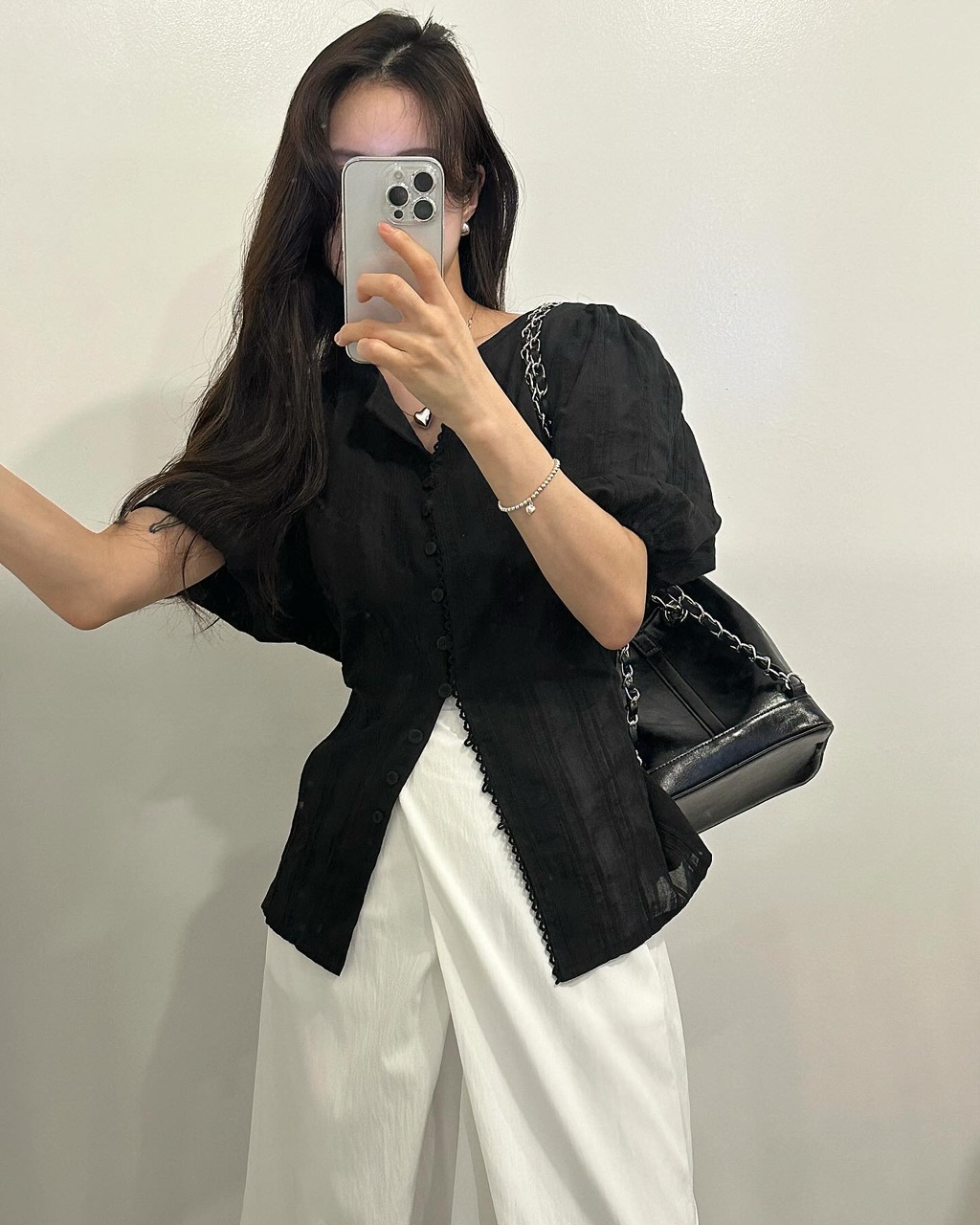여성 블라우스 라운드 블라우스 셔링 퍼프 블라우스 레이스 블라우스 쥬비 블라우스
