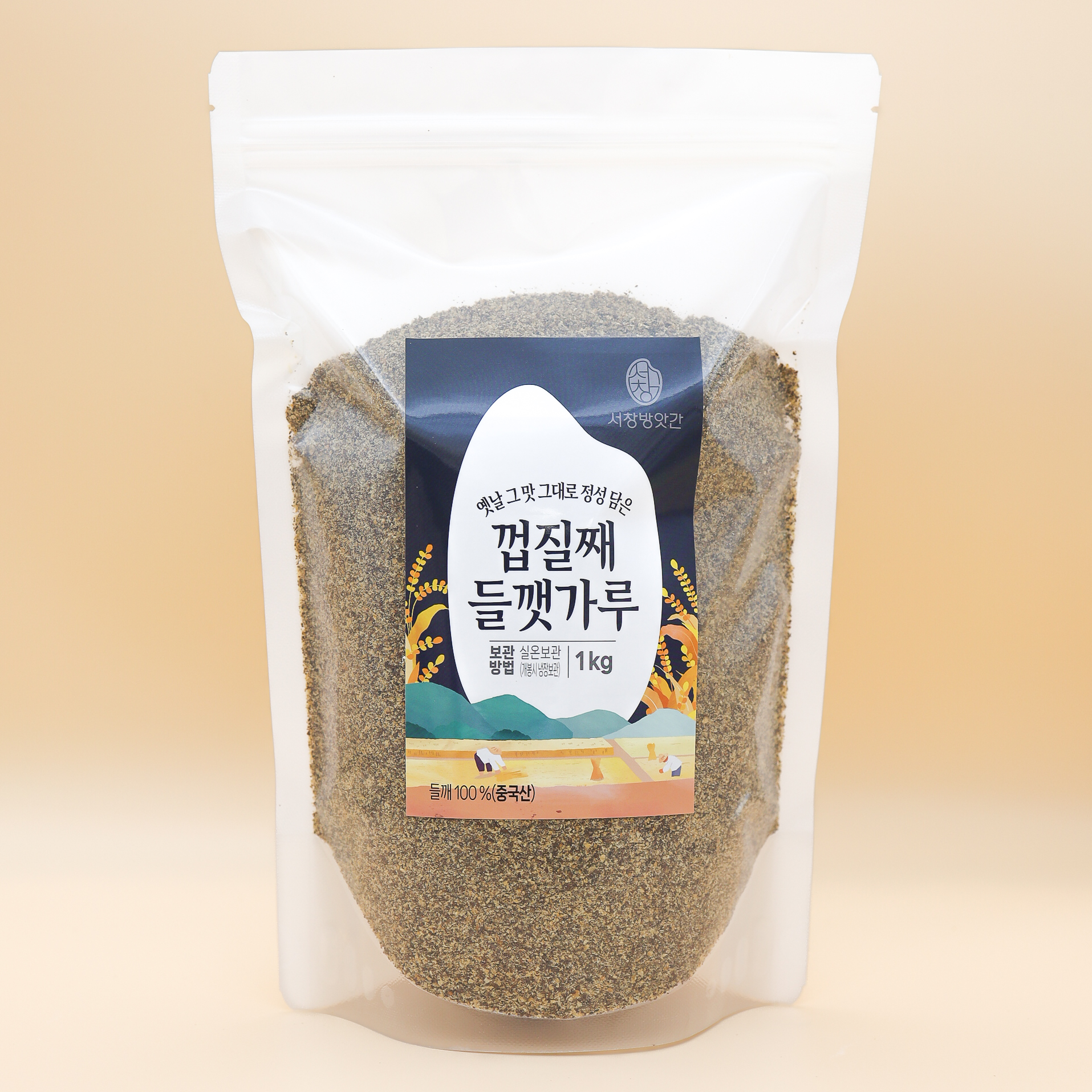 서창방앗간 껍질째 들깻가루 통분쇄 통들깨 막들깨가루 1kg - 상품 이미지