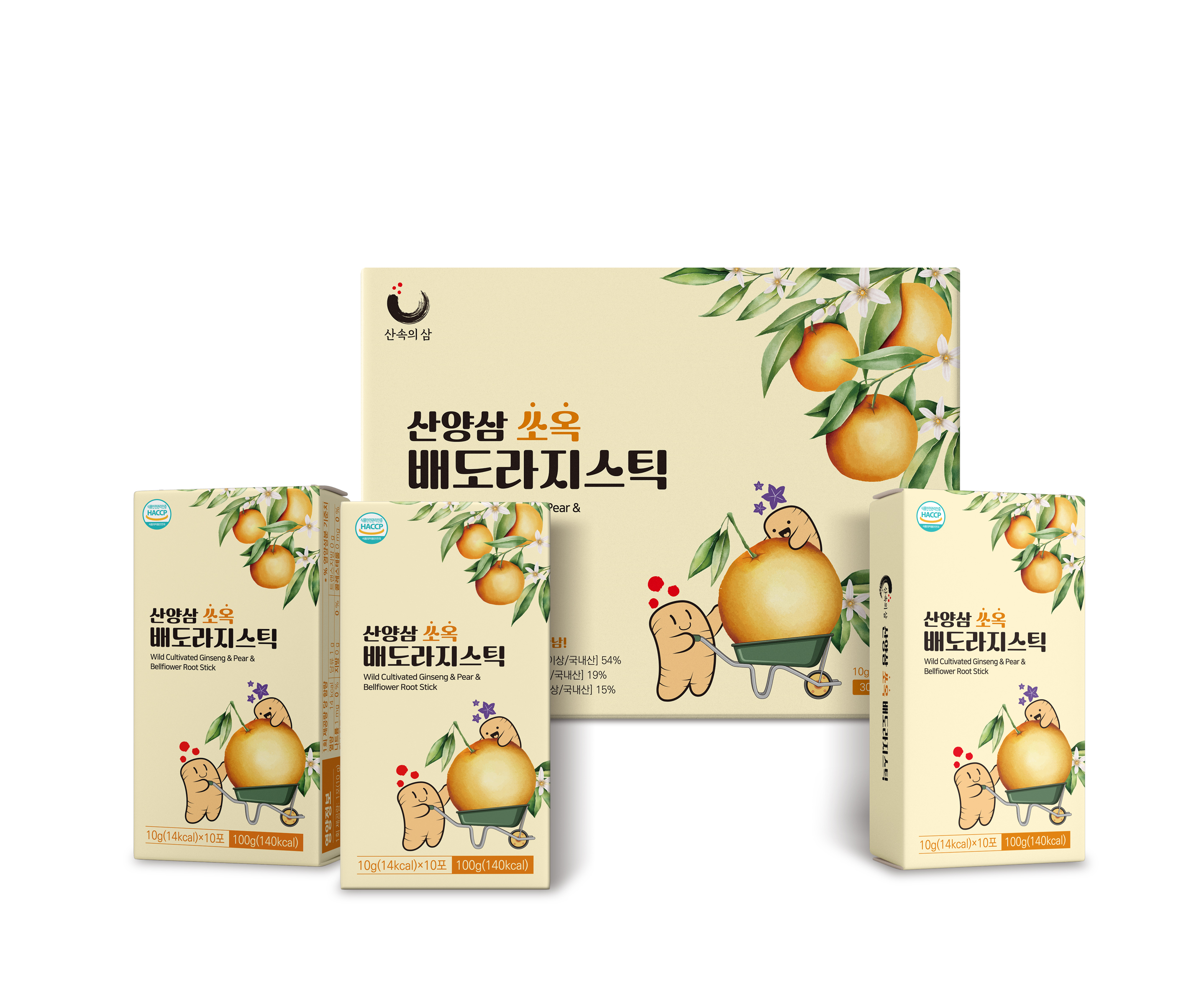 산양삼 쏘옥 배도라지 스틱 10g X 30포 - 상세 이미지 2
