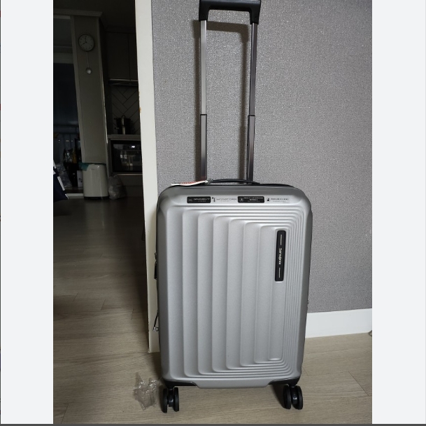 샘소나이트 55cm (20인치) 기내용캐리어 기내반입 가벼운 캐리어 2.5kg 확장 실버 - 상세 이미지 4