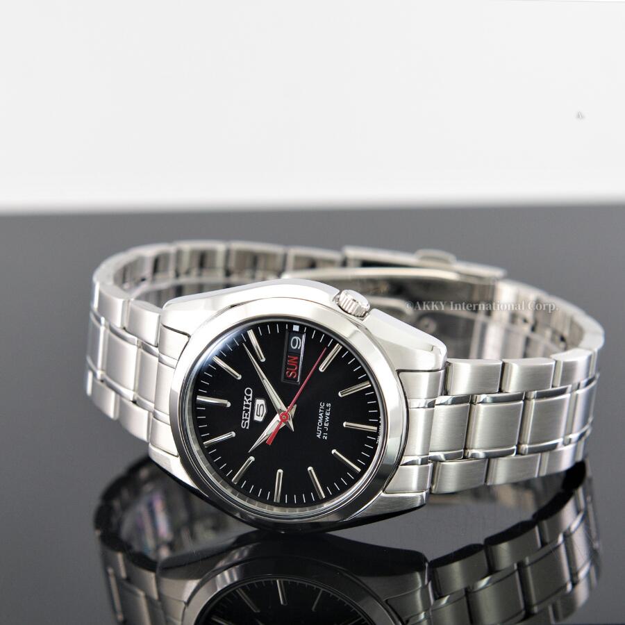 세이코 SEIKO 오토매틱 검판 남자 손목 캐주얼 메탈밴드 시계 SNKL45J1 - 상세 이미지 5