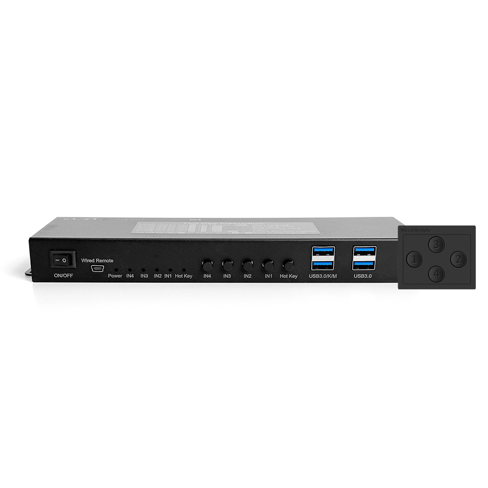 넥스트 NEXT-7014KVM-KP 4:1USB HDMI v2.0 KVM스위치 - 상품 이미지