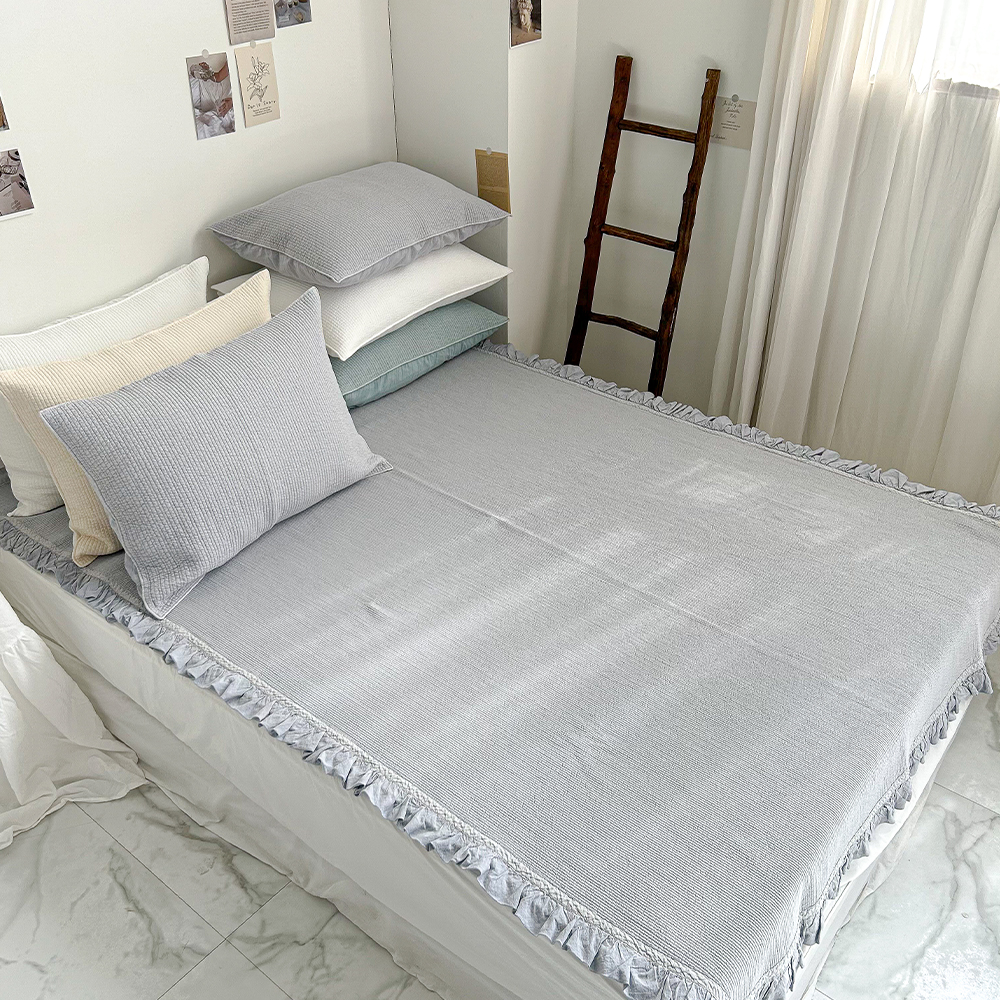 누빔패드 목화솜 피그먼트 오가닉 바이오워싱 60수 순면 사계절패드