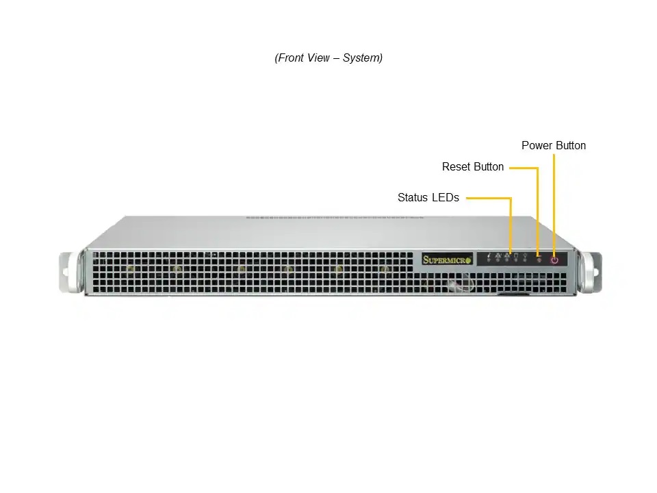 슈퍼마이크로 Supermicro AS-1015A-MT EPYC4344P STCOM (64GB, SSD 1.9TB, L4x1EA) (레일킷 포함) - 상세 이미지 4