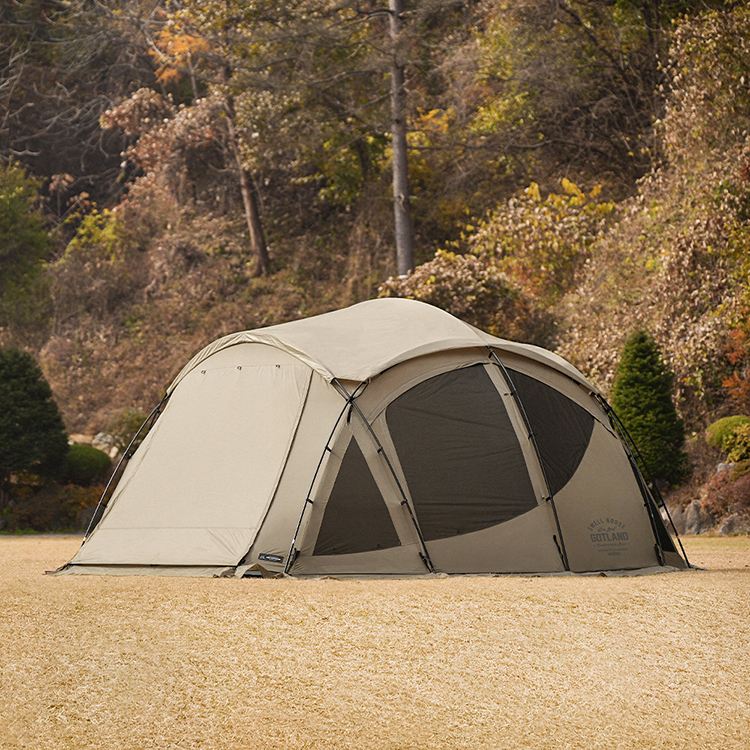 고틀랜드 쉘 하우스 쉘터 텐트 4인용 돔 거실형 리빙쉘 캠핑텐트