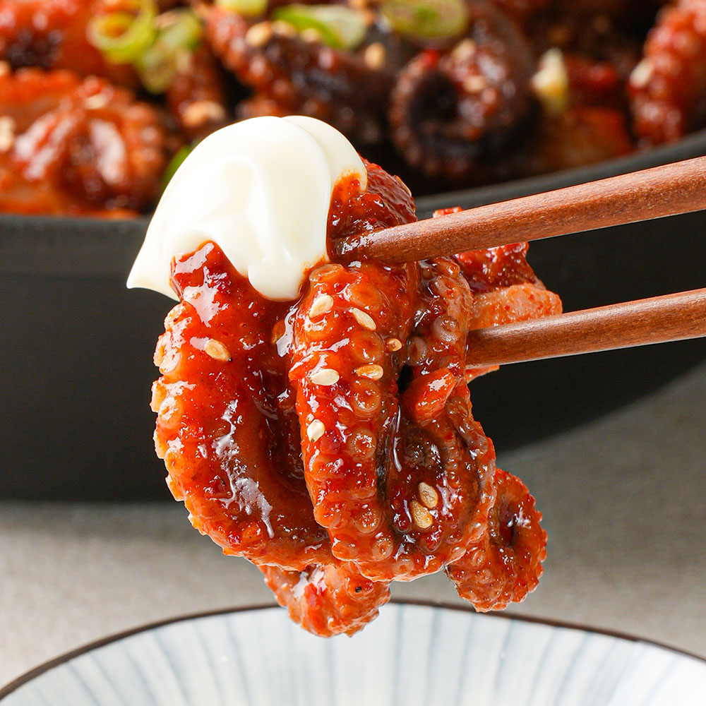 양념 쭈꾸미 볶음 300g 4팩 캠핑 밀키트 저녁 집들이 음식 요리