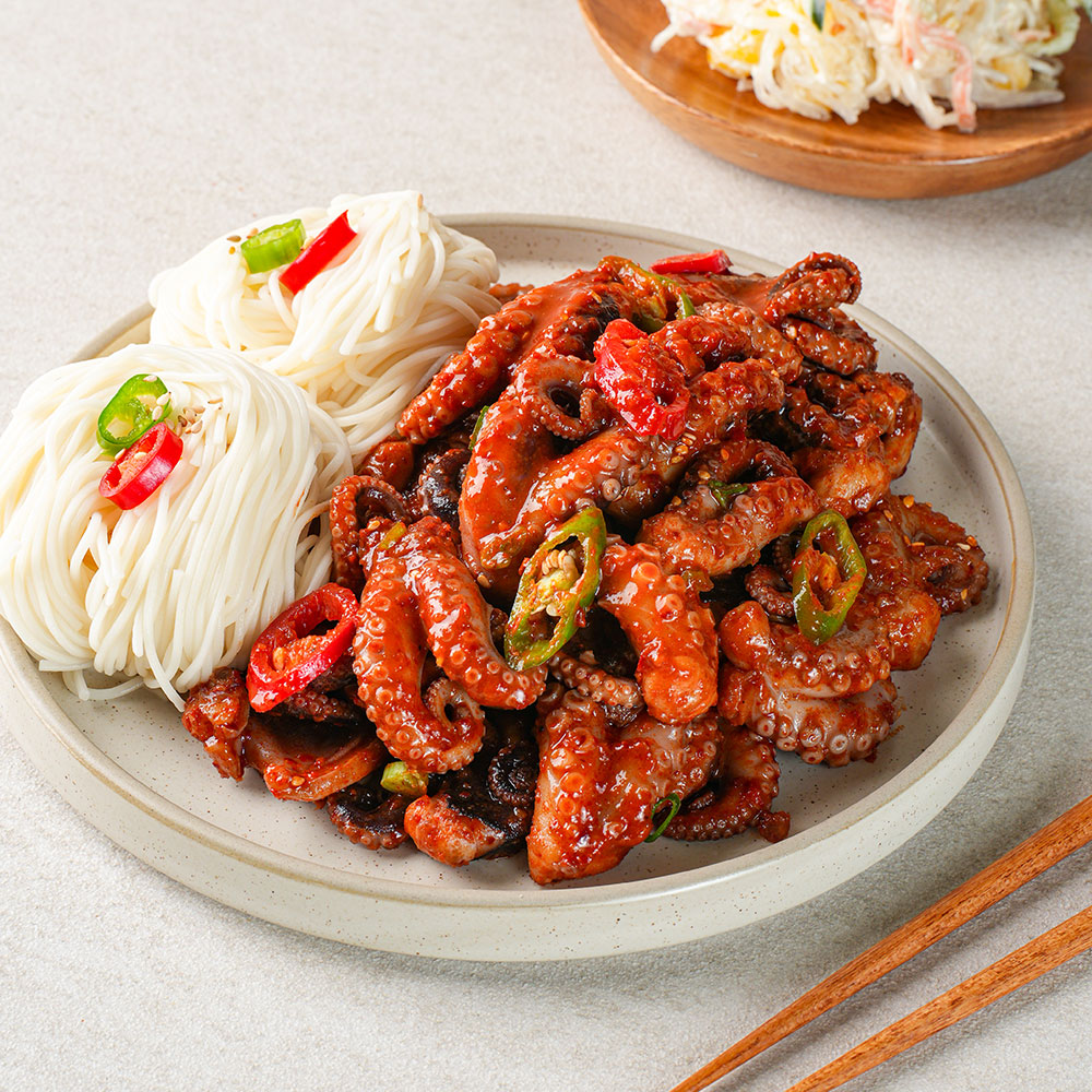 양념 쭈꾸미 볶음 300g 4팩 캠핑 밀키트 저녁 집들이 음식 요리