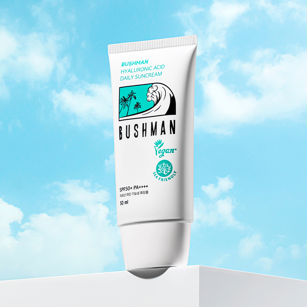 부쉬맨 히알루론산 데일리 선크림 SPF50+ PA++++ 50ml, 1개 - 상세 이미지 2