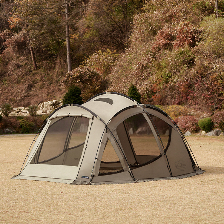 고틀랜드 쉘 하우스 쉘터 텐트 4인용 돔 거실형 리빙쉘 캠핑텐트