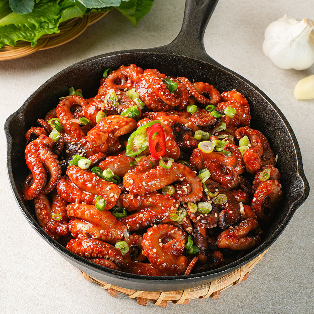 양념 쭈꾸미 볶음 300g 4팩 캠핑 밀키트 저녁 집들이 음식 요리