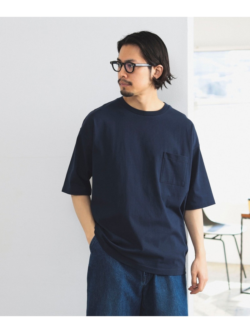 B : MING by BEAMS 빔즈 헤비 웨이트 드롭 숄더 남성 포켓 티셔츠 8컬러 이미지 8