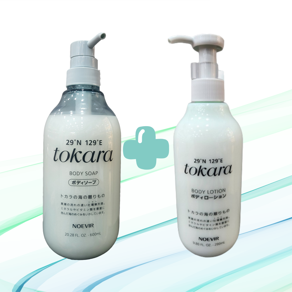 노에비아 도카라 씨 바디케어 2종(솝N600ml+로션290ml) - 상품 이미지