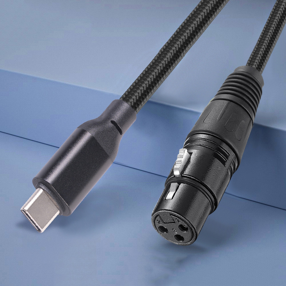 XLR케이블 C타입 to XLR 암 캐논잭 마이크 변환 3PIN 스피커 앰프 연결 3M - 상세 이미지 4