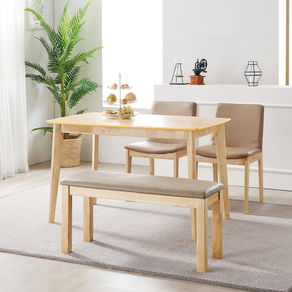 동서가구 내추럴 원목 4인용 식탁세트 DF906499