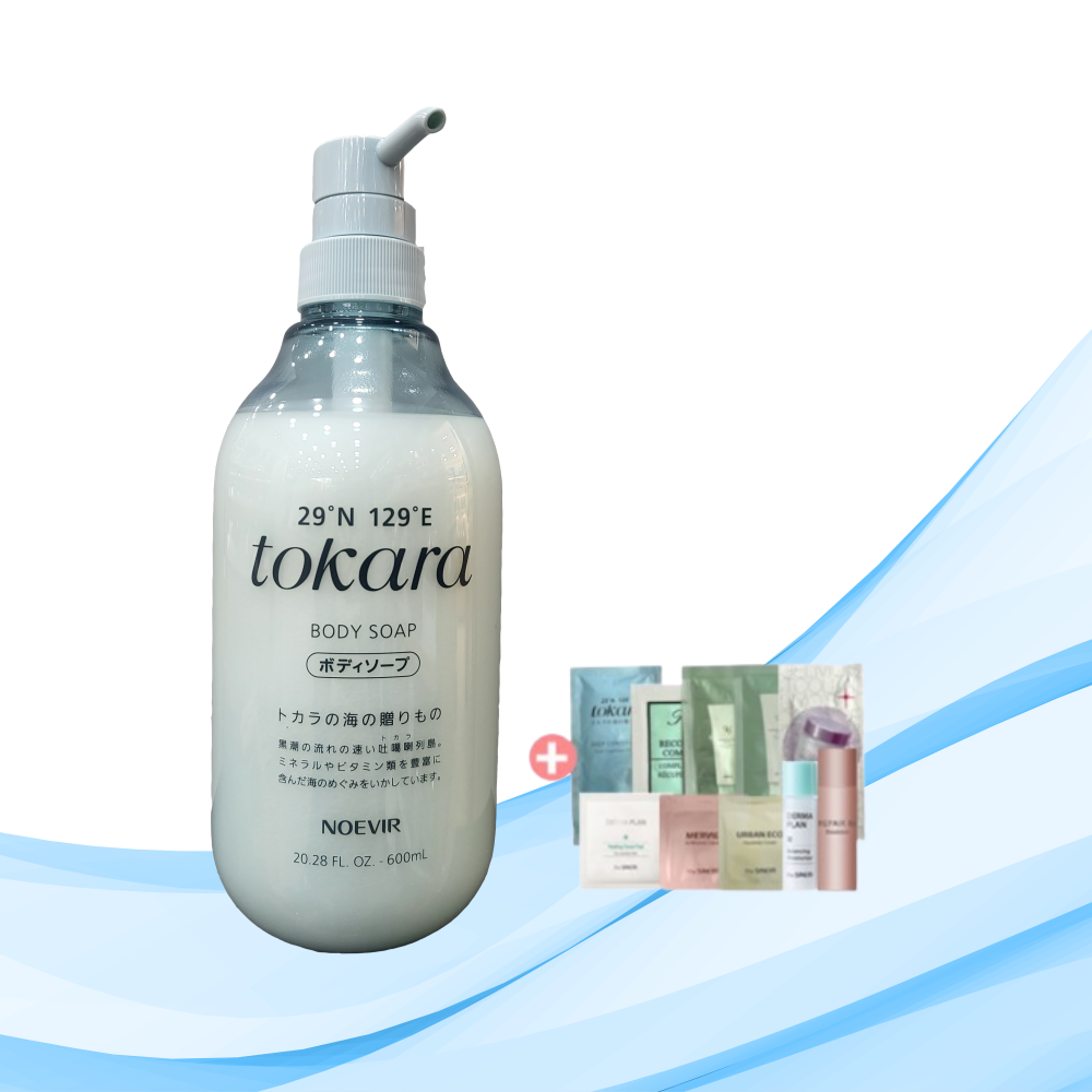 노에비아 도카라 씨 미네랄 바디솝 S (바디워시)600ml + 랜덤미니 - 상품 이미지