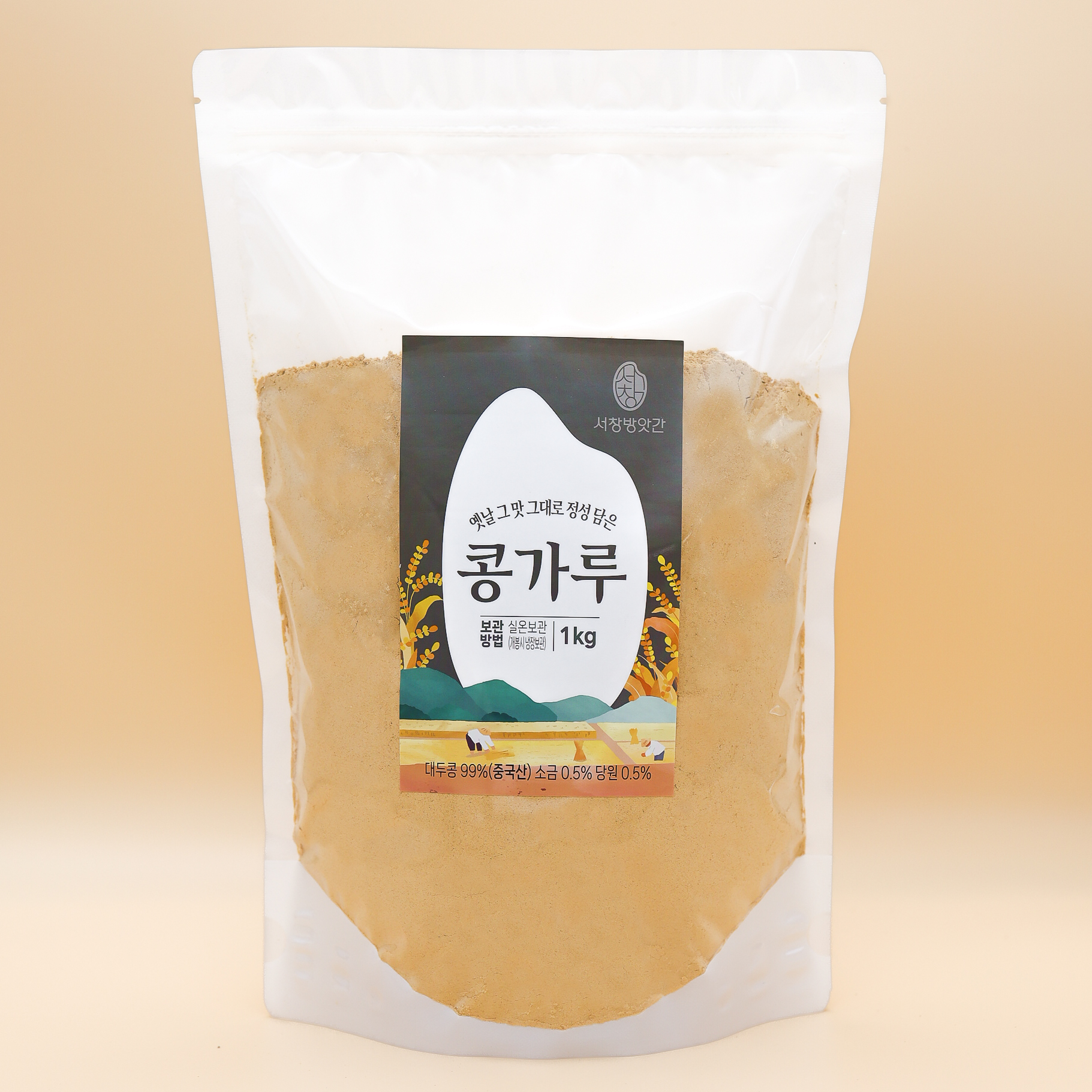서창방앗간 콩가루 볶은콩고물 인절미 콩국물 콩국수용 1kg - 상품 이미지