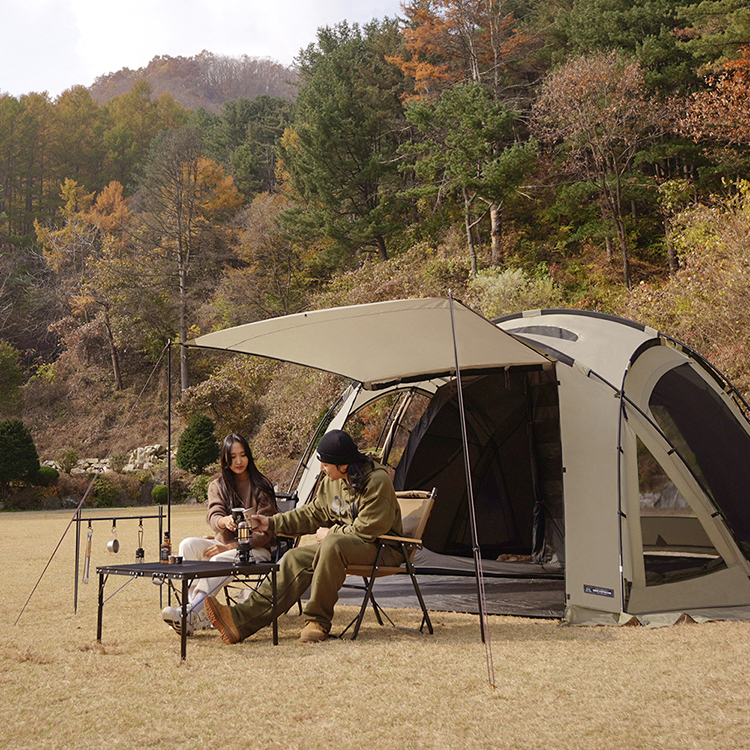 고틀랜드 쉘 하우스 쉘터 텐트 4인용 돔 거실형 리빙쉘 캠핑텐트