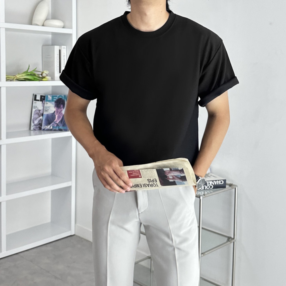 1+1+1 남자 버라 세미오버핏 여름 링클프리 7부티&반팔티 빅사이즈 제품 이미지