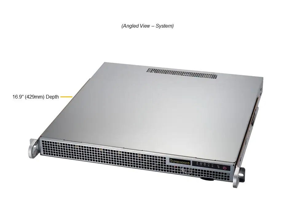 슈퍼마이크로 Supermicro AS-1015A-MT EPYC4344P STCOM (64GB, SSD 1.9TB, L4x1EA) (레일킷 포함) - 상세 이미지 2