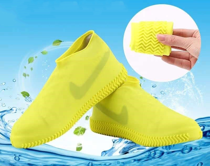 [1개 구매제한] 레인부츠 신발커버 - 라텍스 방수 여행용 장화 커버 낚시