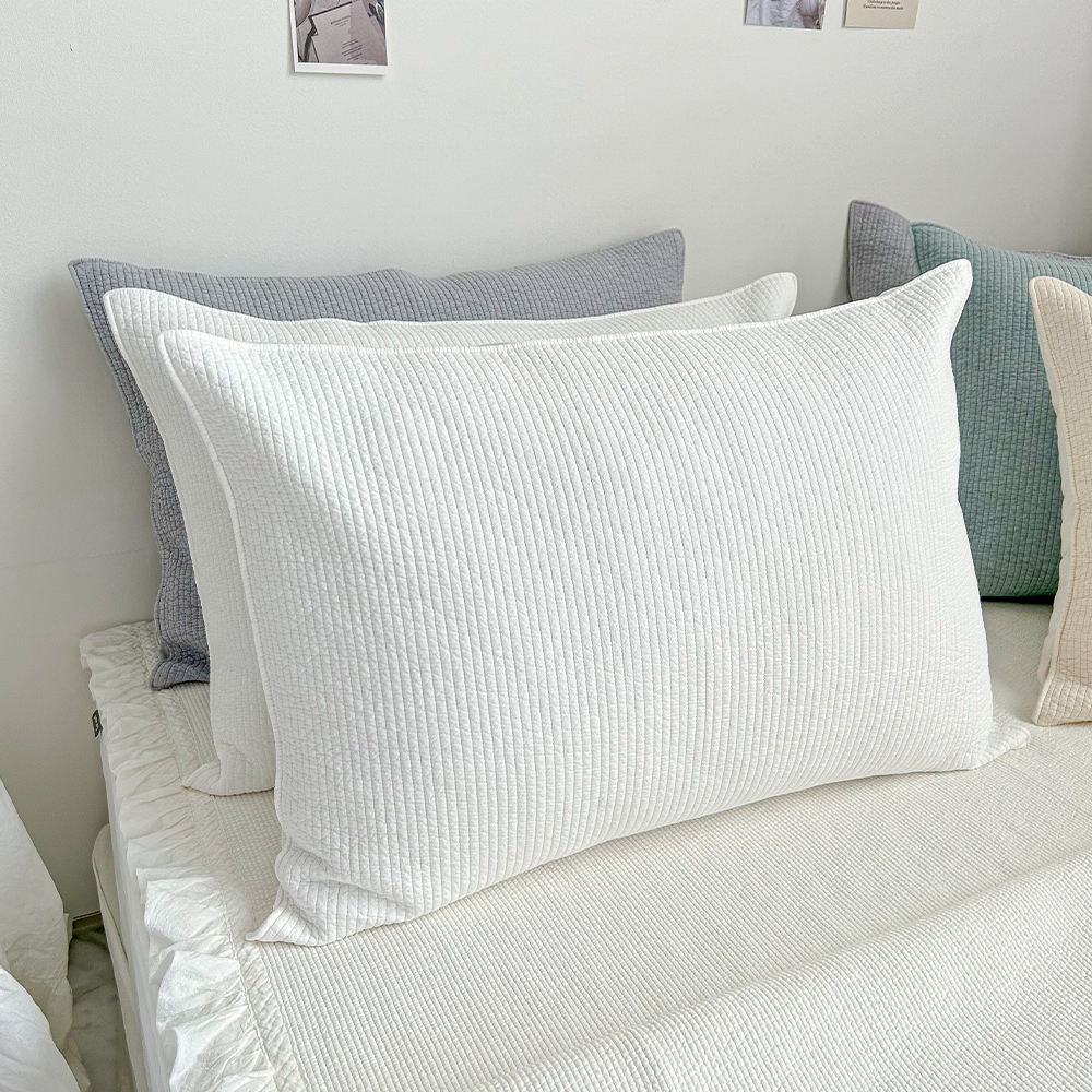 목화솜 피그먼트 오가닉 바이오워싱 60수 순면 50x70cm 베개커버 단품