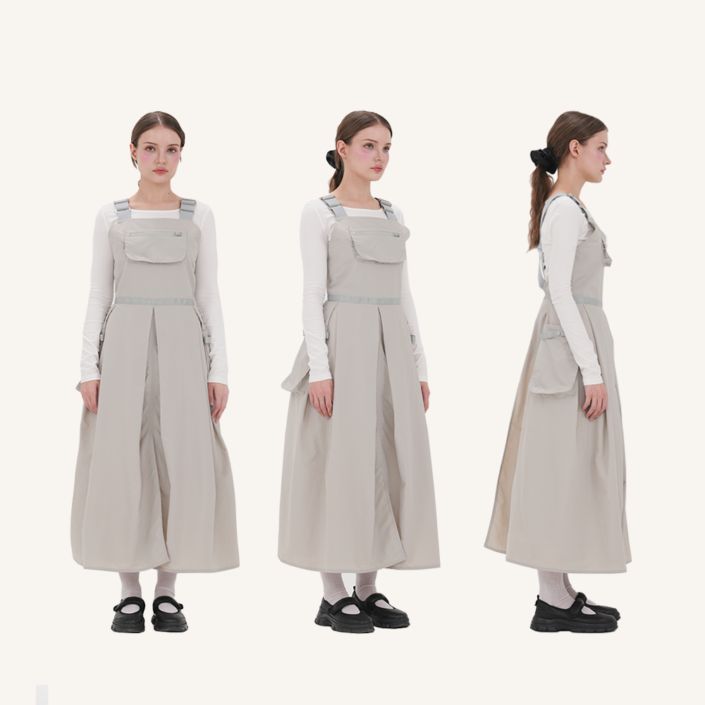 루카너스 하이디 에이프런 방수 미용앞치마 네일앞치마 카페 공방 애견미용 자체제작 2종