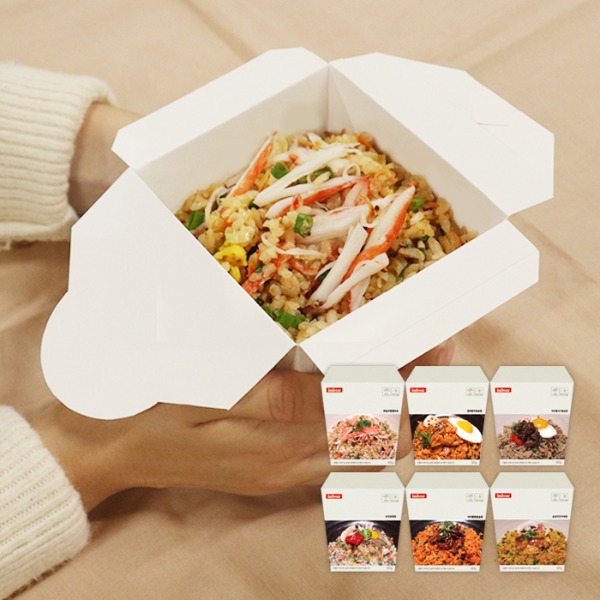 냉동 도시락 양많은 직장인 간편 반찬 정기배송 편의점 점심 배달 단백질 인박스컵밥6종6팩