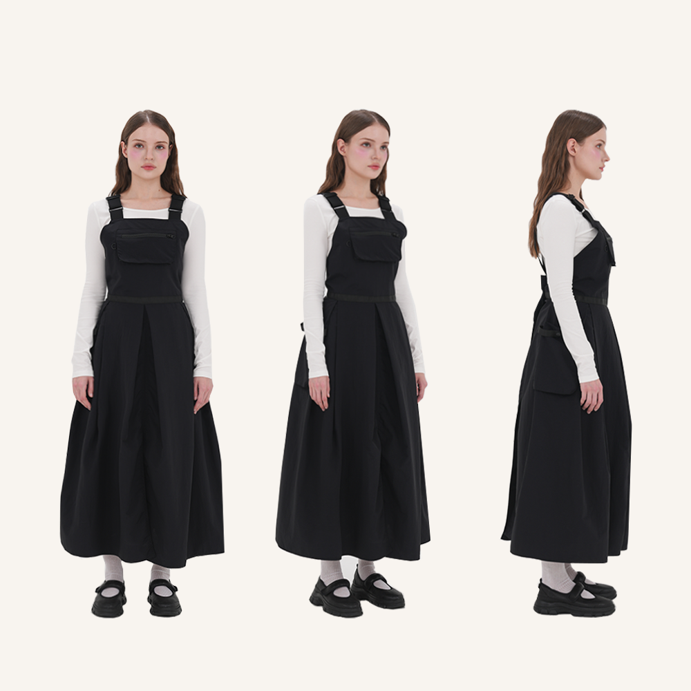 루카너스 하이디 에이프런 방수 미용앞치마 네일앞치마 카페 공방 애견미용 자체제작 2종