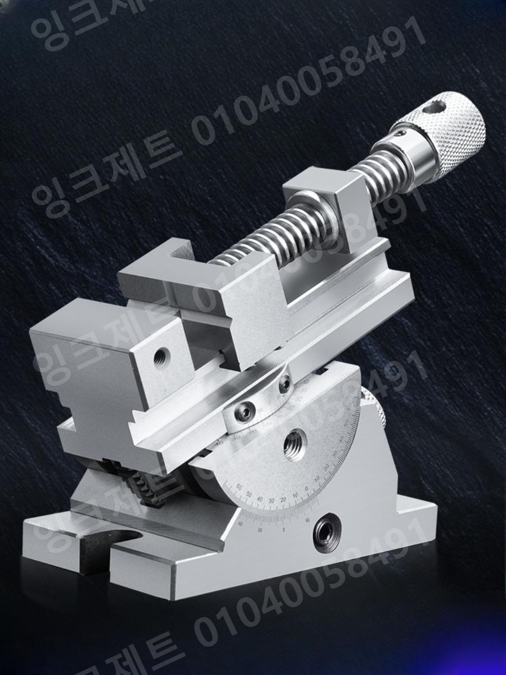 각도바이스 연마바이스 기울임 회전 베이스 스테인레스 - 상품 이미지