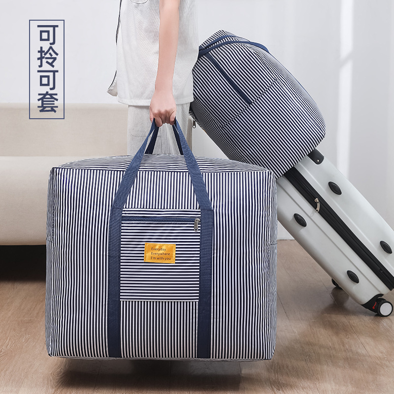 캐리어보조가방 보스턴백 트래블 결합백 폴딩백 여행 1박2일 천 짐 - 상세 이미지 2