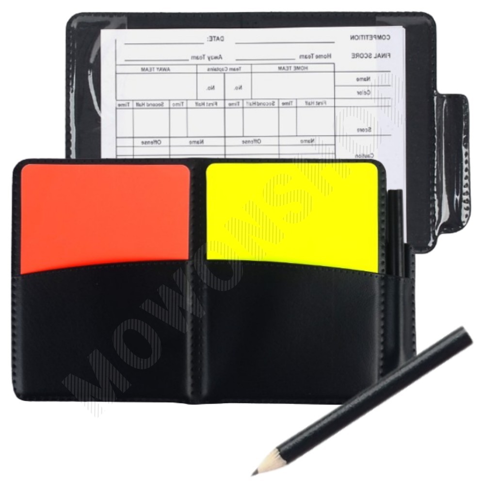 축구 옐로카드 레드카드 경고 심판 카드 장비 세트 - 상품 이미지