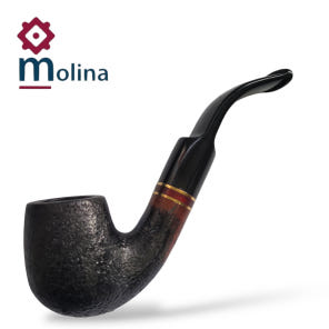 몰리나 파이프담배 Molina Sandblast  러스틱 풀벤트 스트라이프