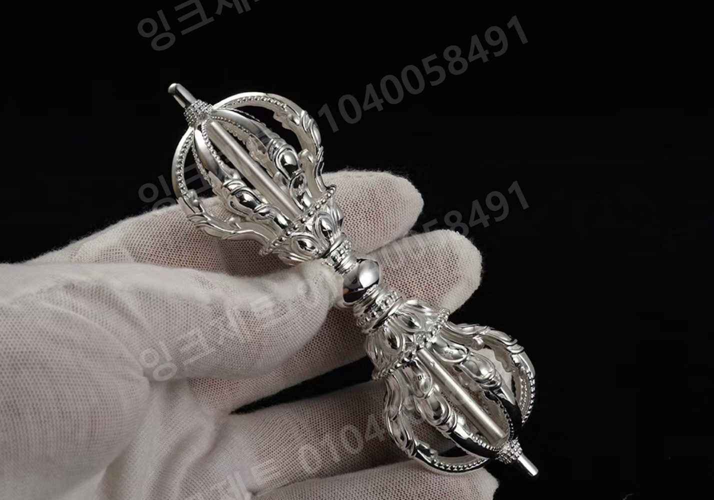금강저 펜던트 백동 불교 팔찌 굿즈 귀신 퇴치 액세서리 - 상세 이미지 2