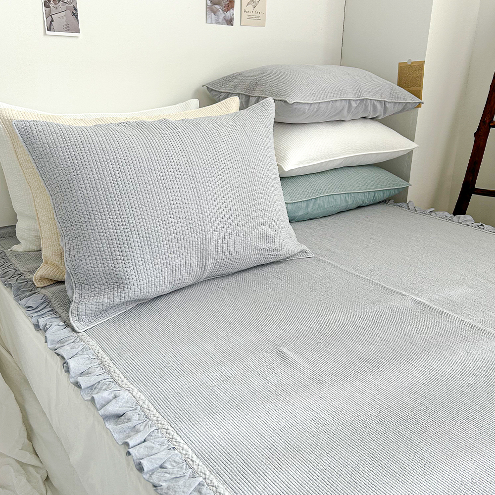 목화솜 피그먼트 오가닉 바이오워싱 60수 순면 50x70cm 베개커버 단품