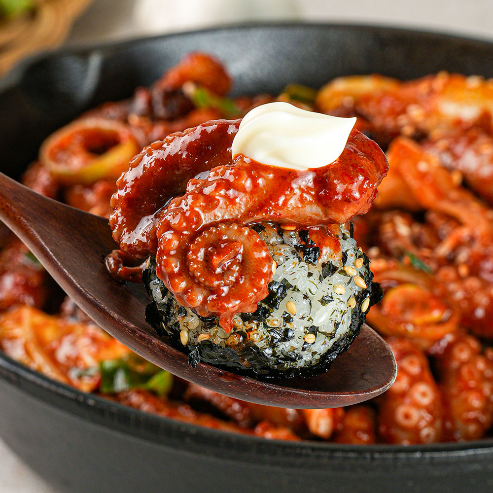 양념 쭈꾸미 볶음 300g 4팩 캠핑 밀키트 저녁 집들이 음식 요리