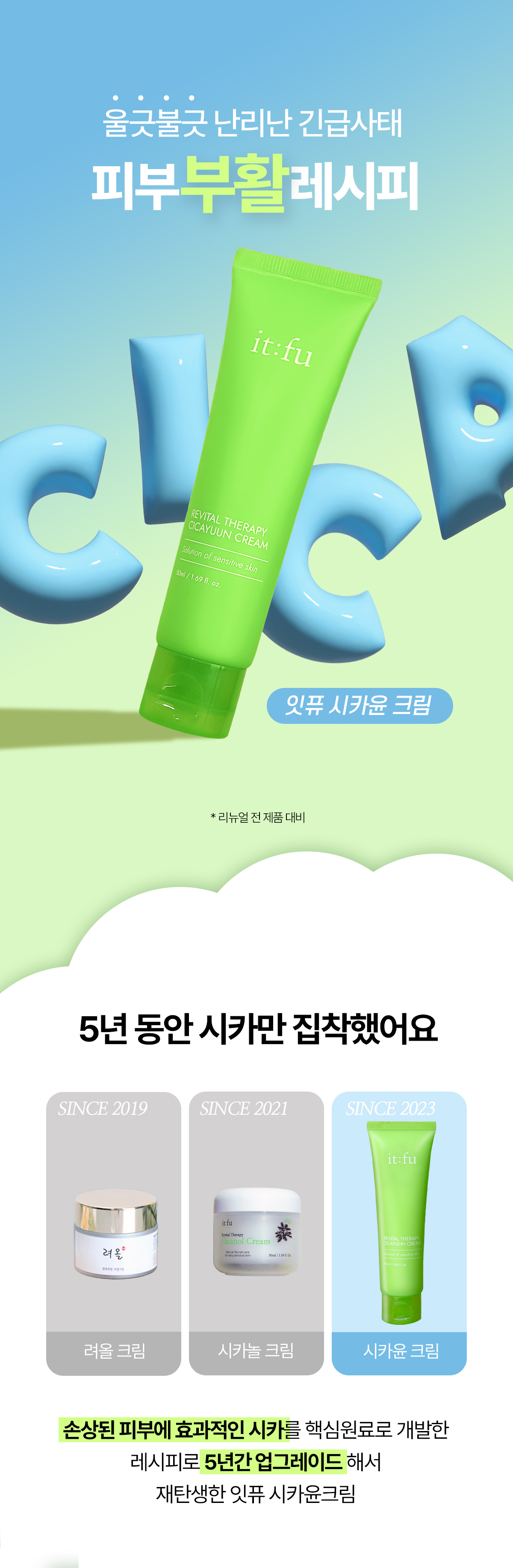 시카윤 크림 피부과 재생관리후 유황 레이저 관리후 50ml, 2개 판매처 상세 정보 이미지 3