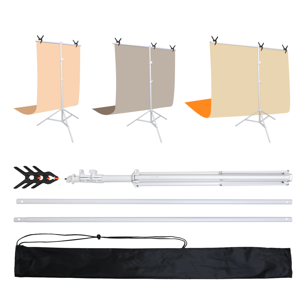 배경지 배경천 거치대 촬영 배경 스탠드 사진 크로마키 T자 1.5x2.3m 화이트