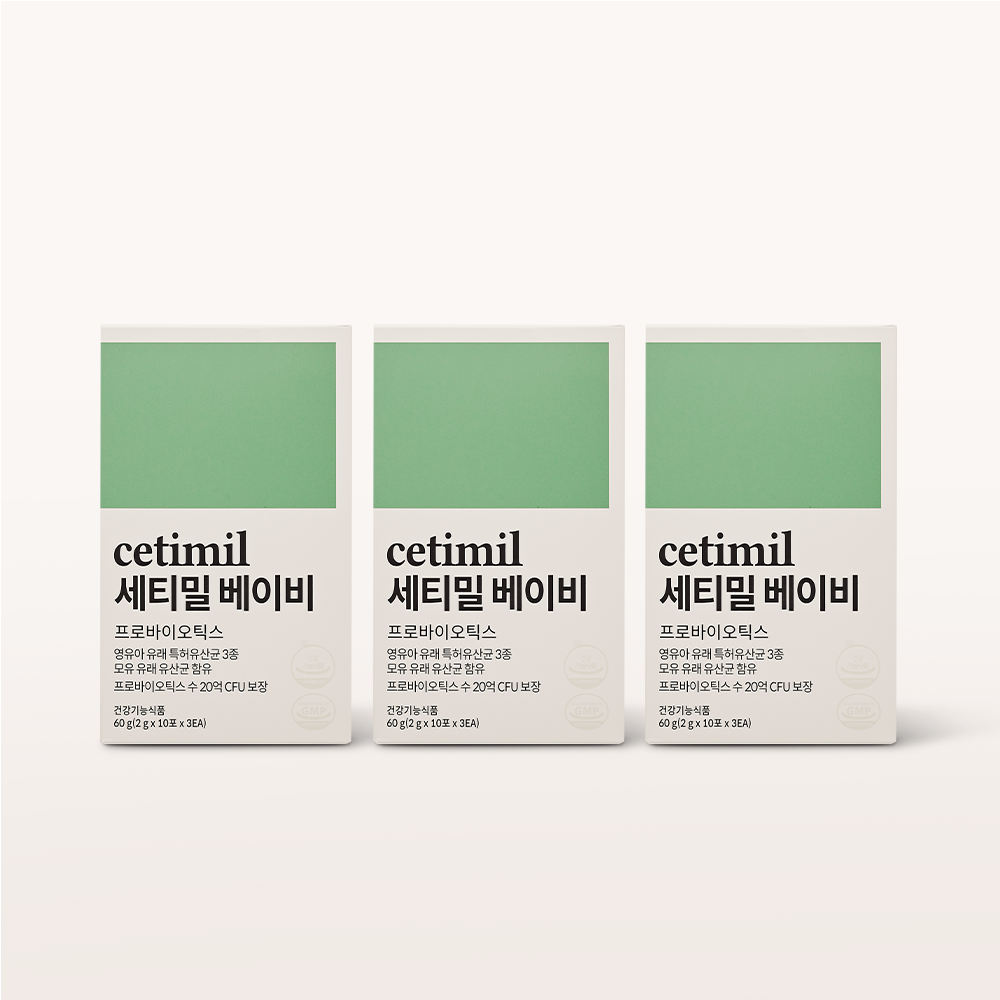 세티밀 베이비 아기유산균 돌 유아 아이 프로바이오틱스 30포, 3개 제품 이미지
